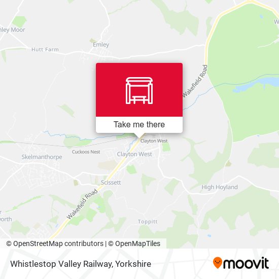 Whistlestop Valley Railway map