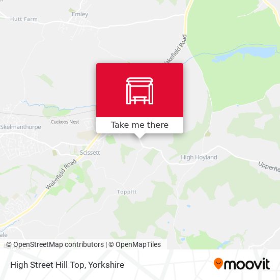 High Street Hill Top map