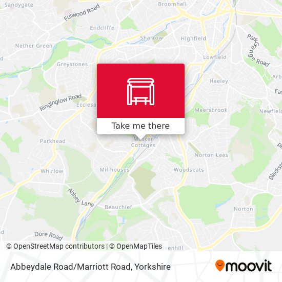 Abbeydale Road/Marriott Road map