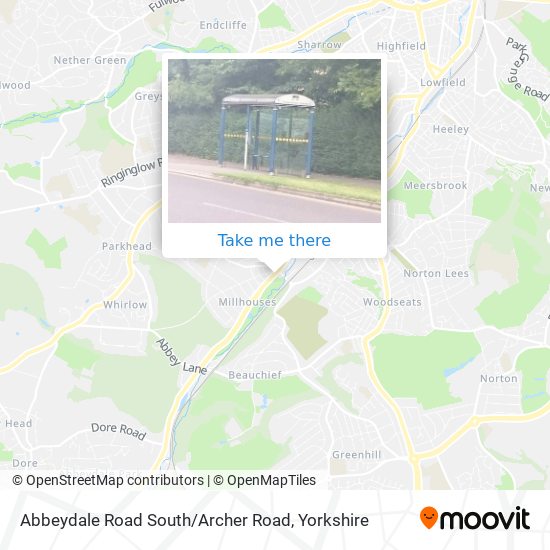 Abbeydale Road South / Archer Road map