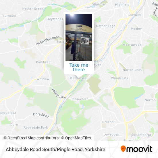 Abbeydale Road South / Pingle Road map