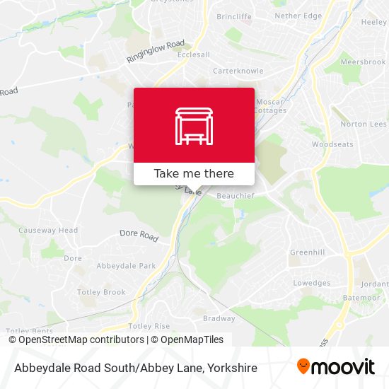 Abbeydale Road South / Abbey Lane map