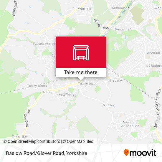 Baslow Road/Glover Road map