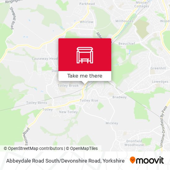 Abbeydale Road South / Devonshire Road map