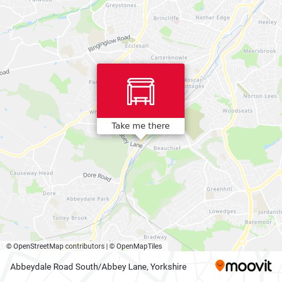 Abbeydale Road South / Abbey Lane map