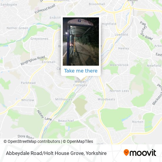 Abbeydale Road / Holt House Grove map