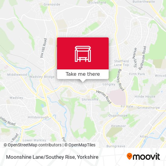 Moonshine Lane/Southey Rise map