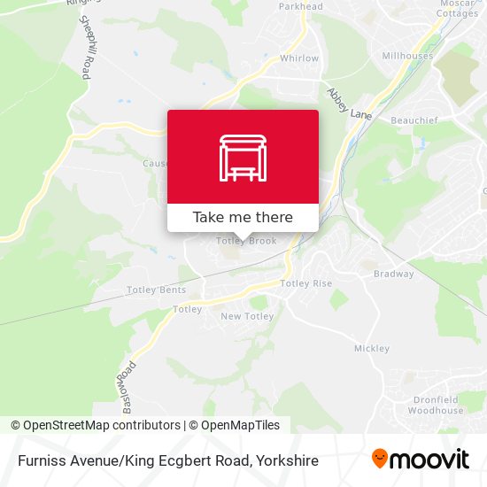 Furniss Avenue / King Ecgbert Road map