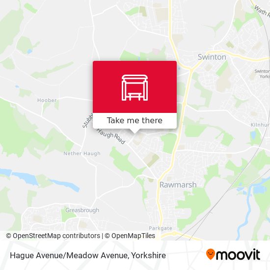 Hague Avenue/Meadow Avenue map