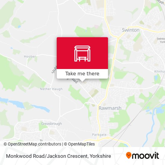 Monkwood Road/Jackson Crescent map