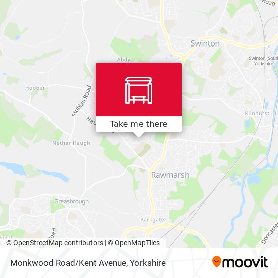 Monkwood Road/Kent Avenue map