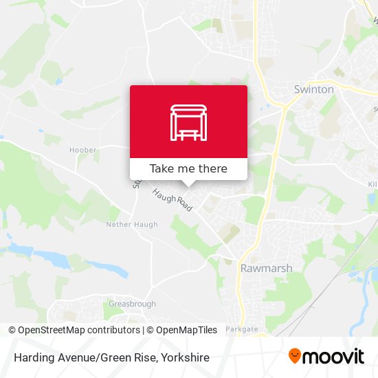 Harding Avenue/Green Rise map