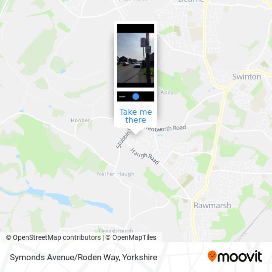Symonds Avenue/Roden Way map