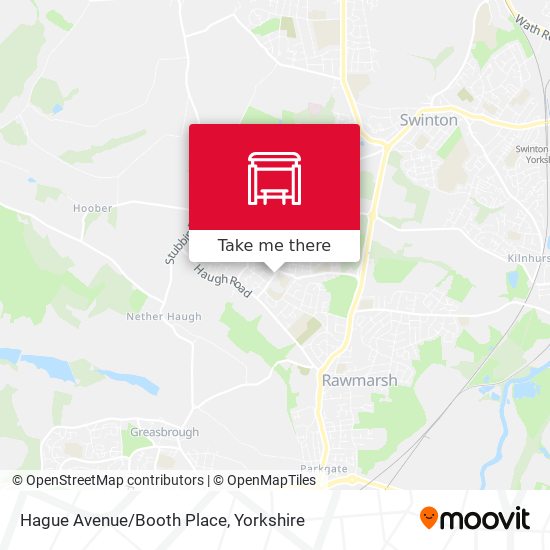 Hague Avenue/Booth Place map