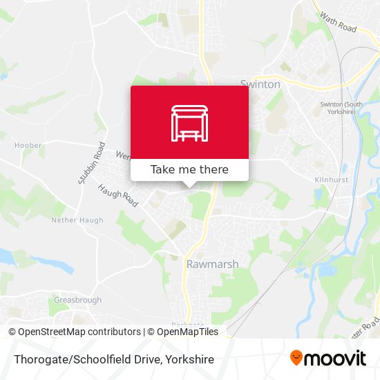 Thorogate/Schoolfield Drive map