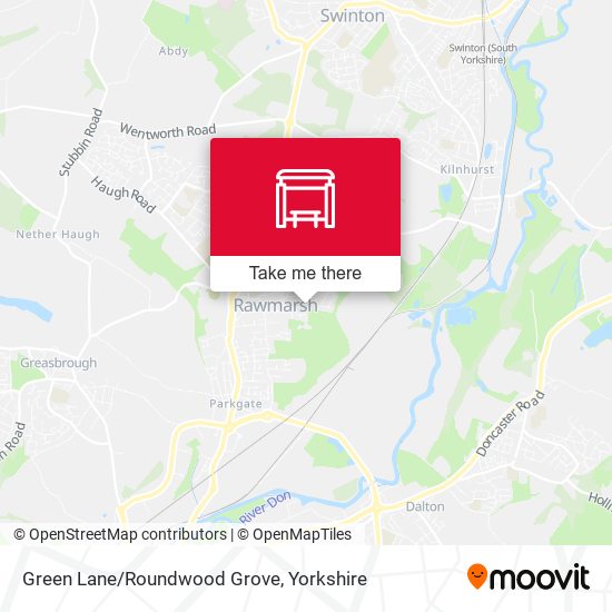 Green Lane/Roundwood Grove map