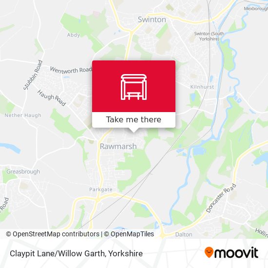 Claypit Lane/Willow Garth map