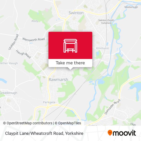 Claypit Lane/Wheatcroft Road map