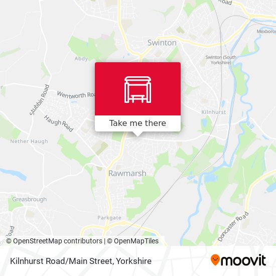 Kilnhurst Road/Main Street map