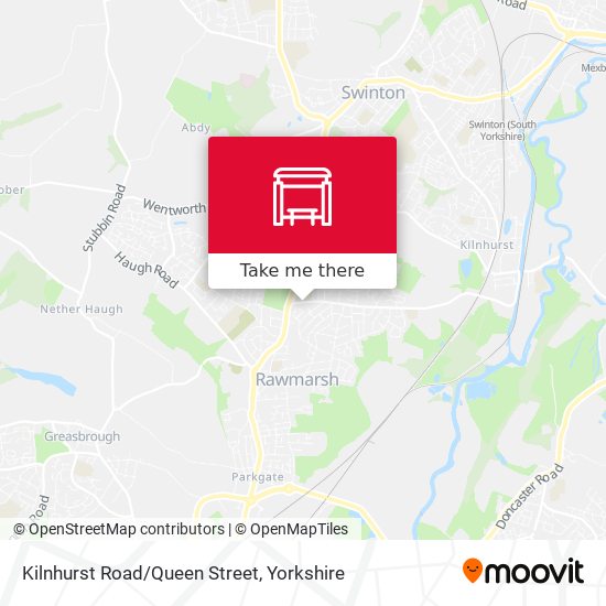 Kilnhurst Road/Queen Street map