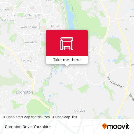 Campion Drive map