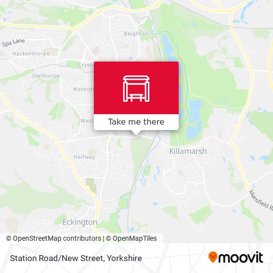 Station Road/New Street map