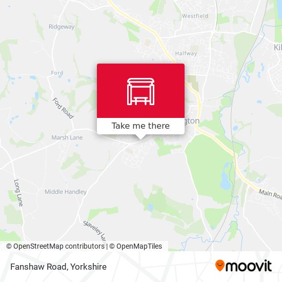 Fanshaw Road map