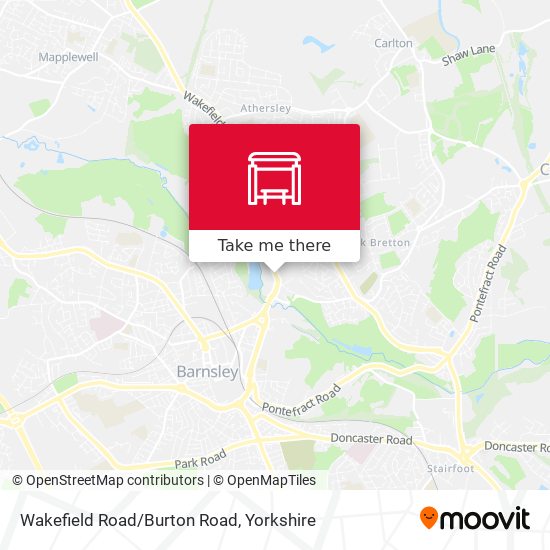 Wakefield Road/Burton Road map