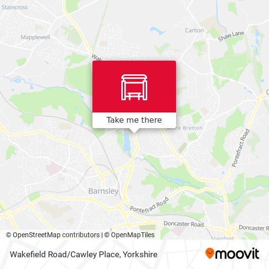 Wakefield Road/Cawley Place map