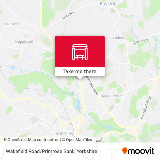 Wakefield Road/Primrose Bank map