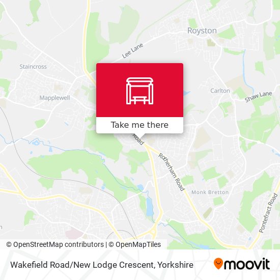 Wakefield Road / New Lodge Crescent map