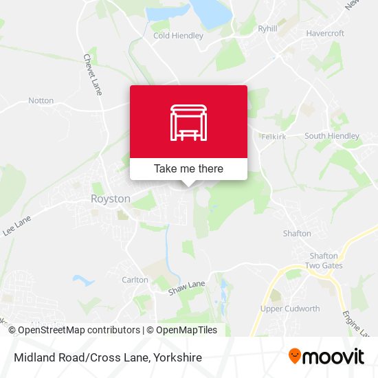 Midland Road/Cross Lane map