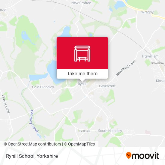 Ryhill School map