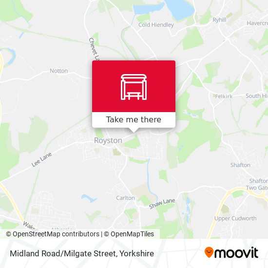 Midland Road/Milgate Street map