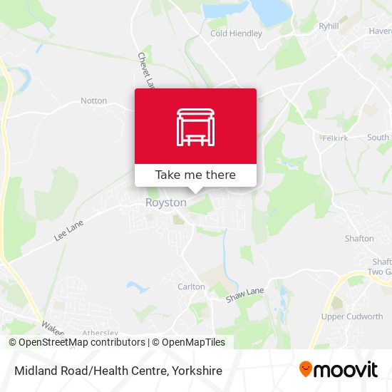 Midland Road/Health Centre map