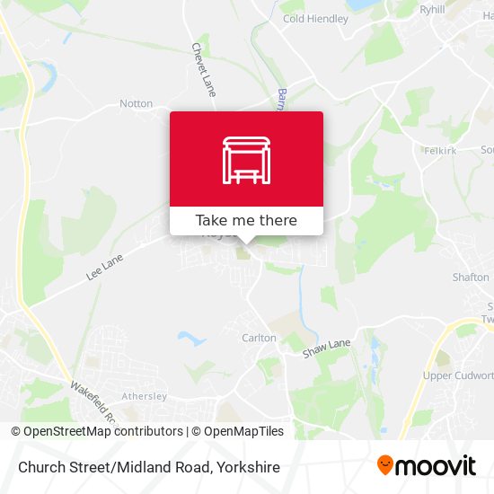 Church Street/Midland Road map