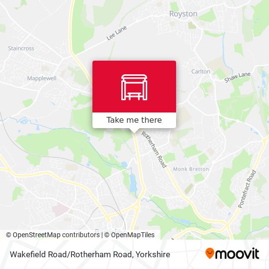 Wakefield Road/Rotherham Road map