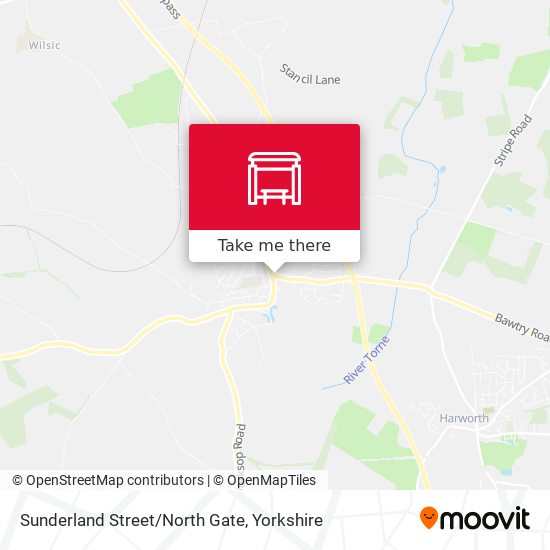 Sunderland Street/North Gate map