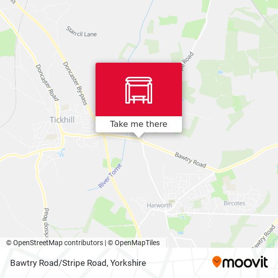 Bawtry Road/Stripe Road map