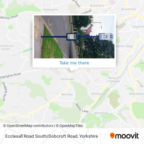 Ecclesall Road South / Dobcroft Road map