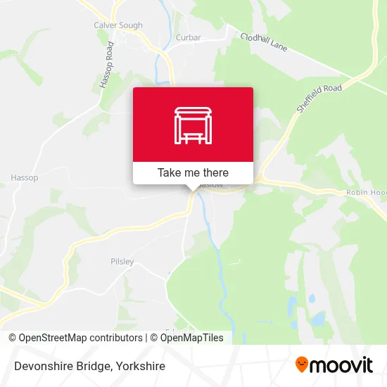 Devonshire Bridge map
