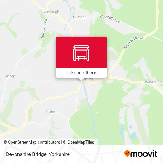 Devonshire Bridge map