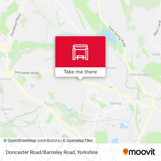 Doncaster Road/Barnsley Road map