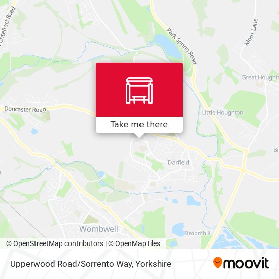 Upperwood Road/Sorrento Way map