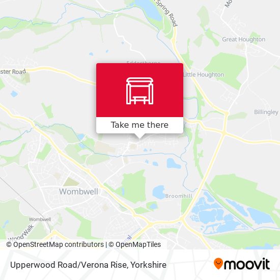 Upperwood Road/Verona Rise map