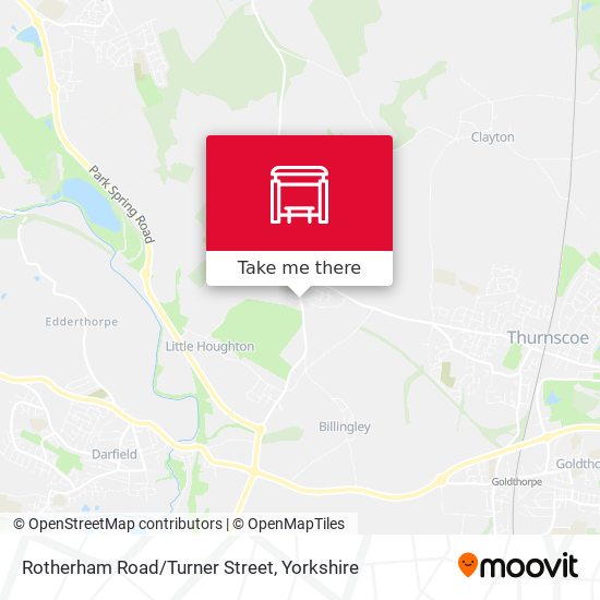 Rotherham Road/Turner Street map