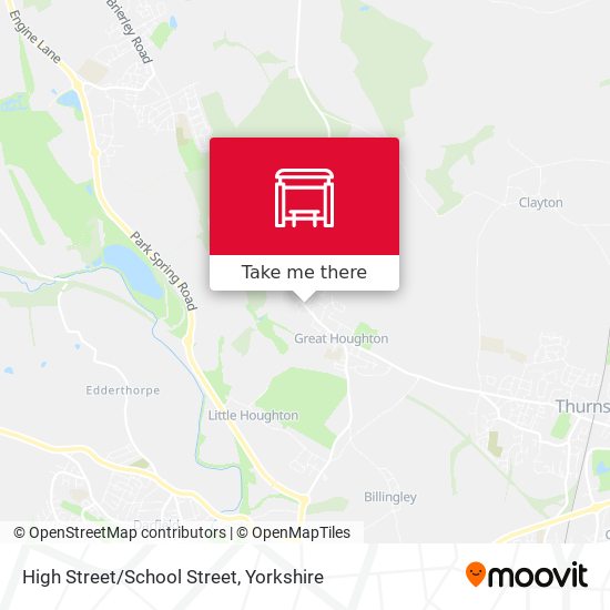 High Street/School Street map