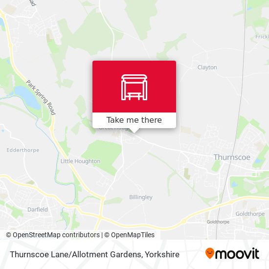 Thurnscoe Lane / Allotment Gardens map