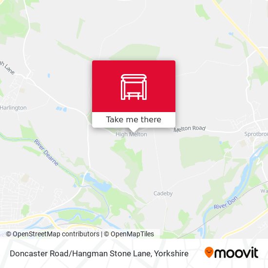 Doncaster Road / Hangman Stone Lane map