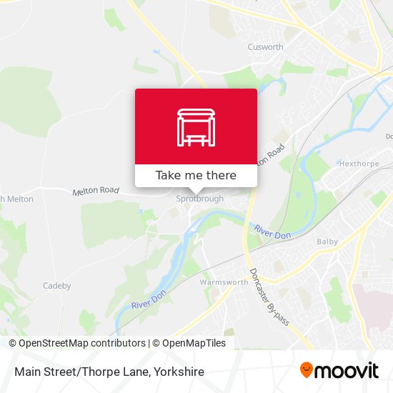 Main Street/Thorpe Lane map
